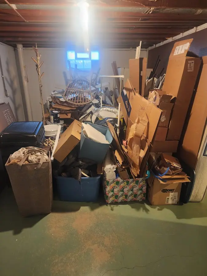 Roll-off dumpster container at job site for Construction Dumpster Rental in Fostoria